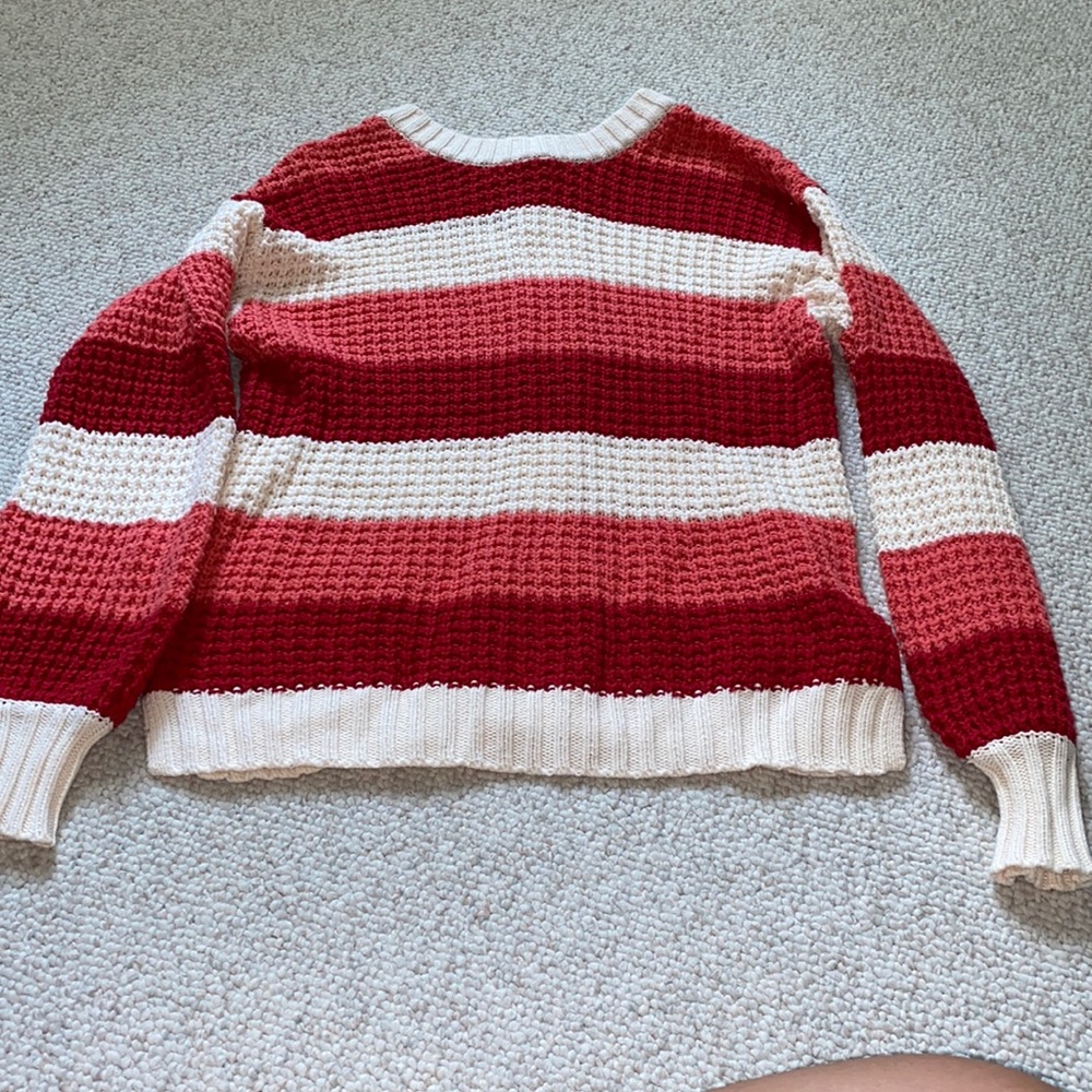 Striped chunky sweater